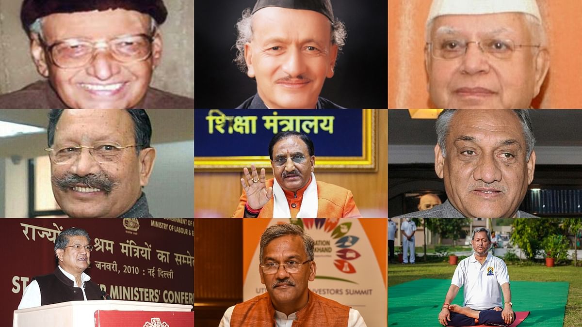 In Pics | Uttarakhand's many CMs over its short history