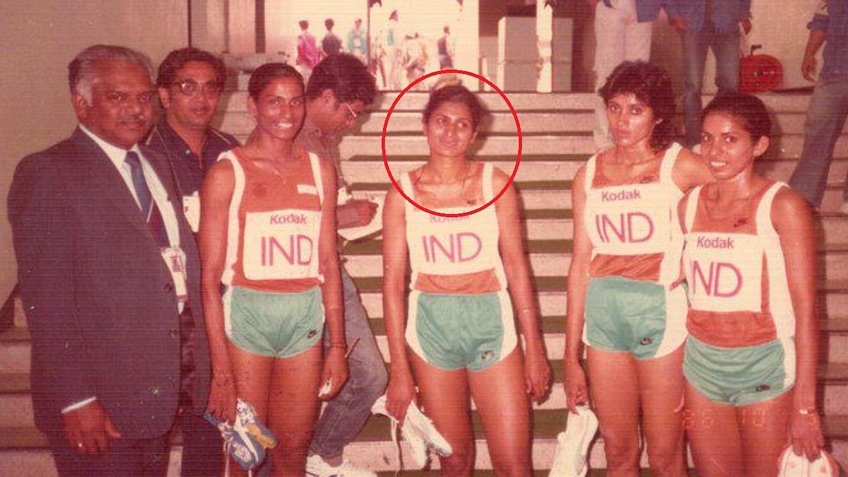 Sprinter Shiny-Abraham Wilson was the first Indian woman Olympic flagbearer in Barcelona 1992. Credit: Facebook/Shiny Abraham Wilson
