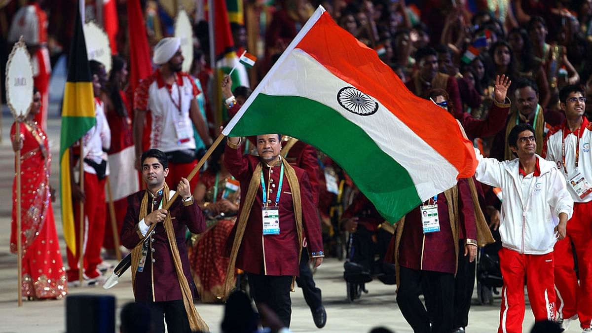 Gold-medallist Abhinav Bindra was the flagbearer of India at Rio Olympics 2016. Credit: Getty Images