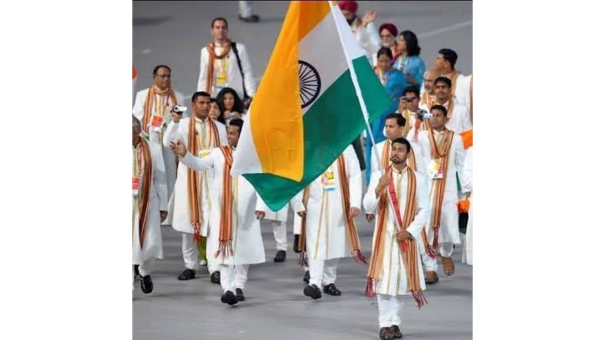 Rajyavardhan Singh Rathore served as India’s Olympic flagbearer in 2008 Summer Olympics held in Beijing. Credit: Instagram/ra_rathore