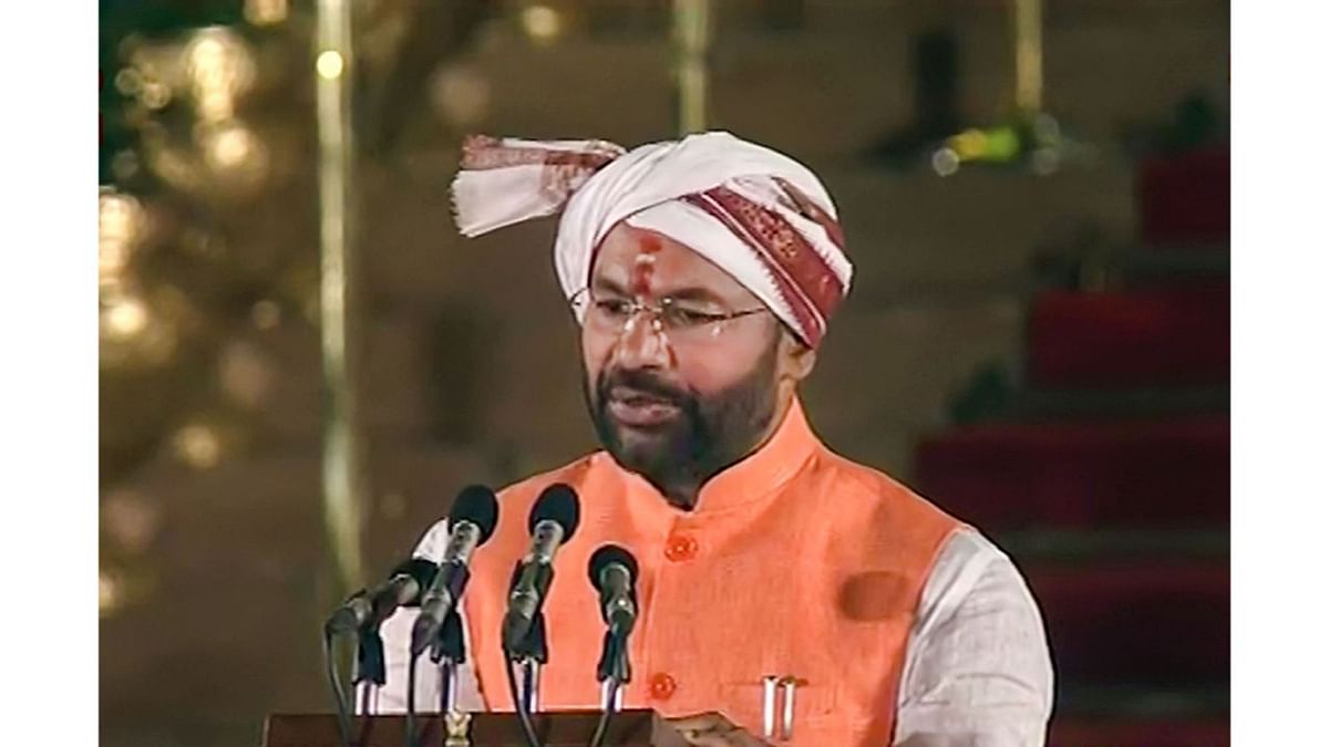 MoS for Home, G Kishan Reddy got a promotion. Credit: PTI Photo