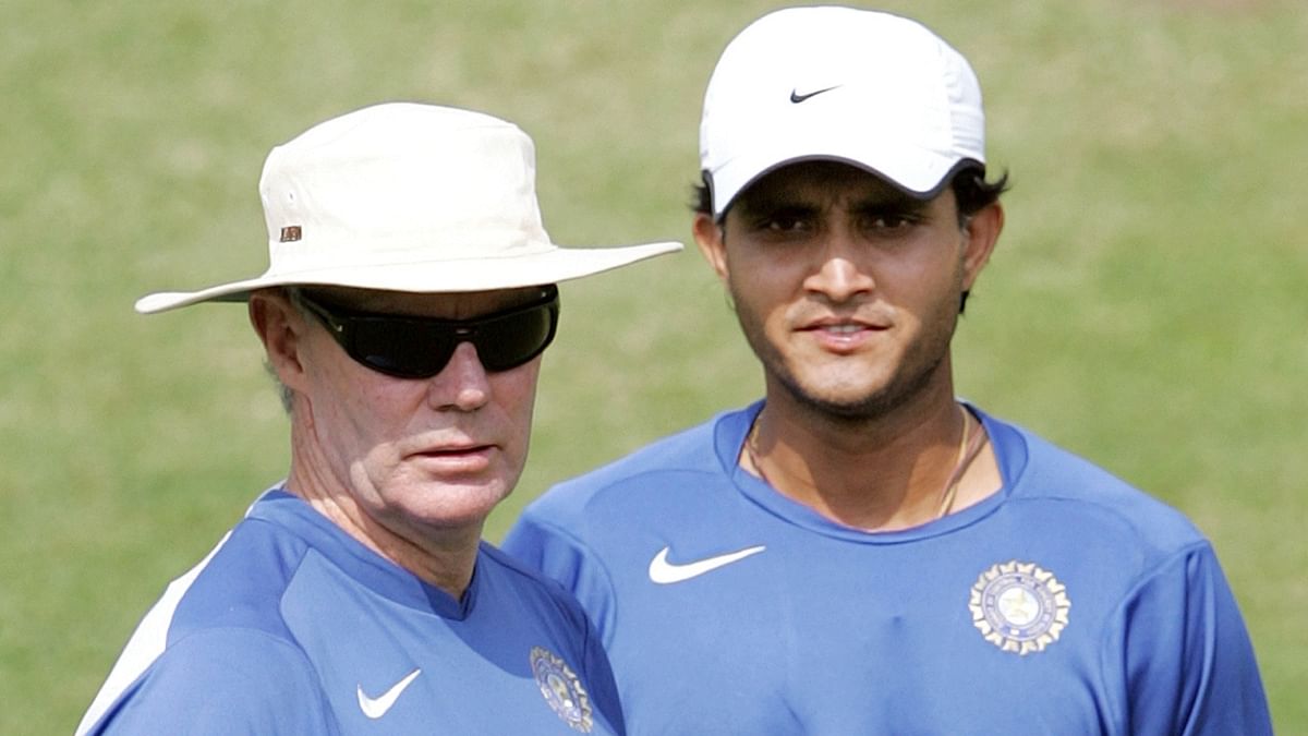 Post Wright’s exit, Greg Chappell was made team India’s coach. Ganguly and Chappell didn’t share a cordial relationship which affected his performance. Credit: DH Photo