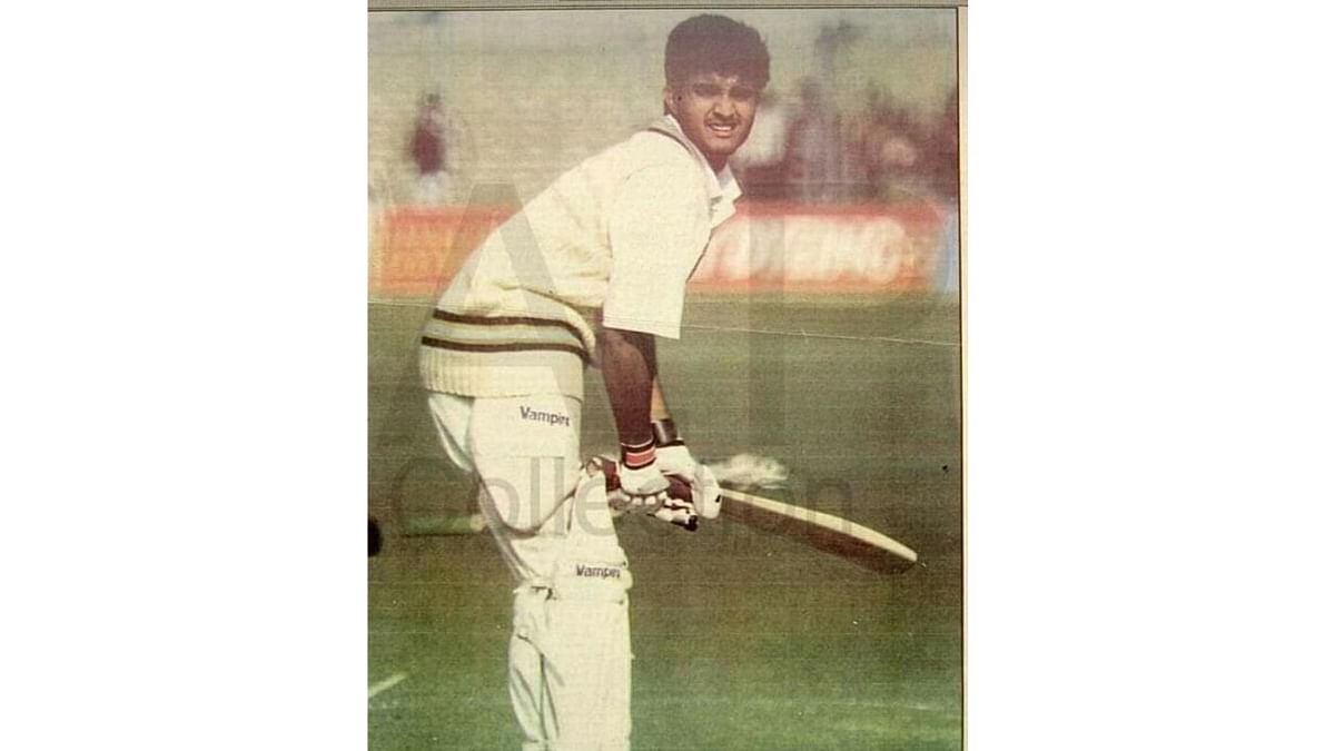 Sourav Ganguly made his ODI debut in January 1992 when he was aged just 19 against West Indies at Brisbane where he scored 3 runs. Credit: Instagram/souravganguly