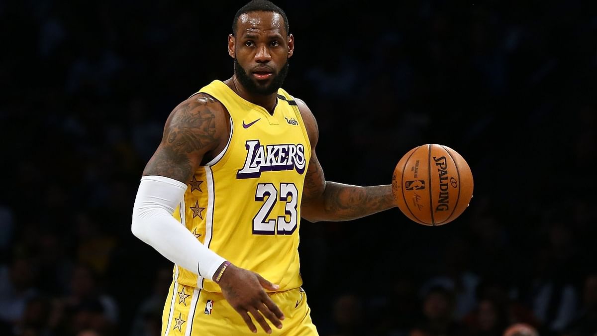 One of the greatest basketball players, LeBron James has received the most abuse on Twitter among athletes over the last year. He received a total of 122,568 abusive messages between June 2020 and June 2021. Credit: AFP Photo