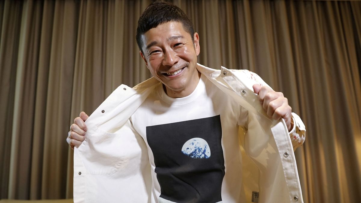 Japanese billionaire Yusaku Maezawa will go around the moon in SpaceX’s forthcoming Starship rocket in 2023. Credit: Reuters Photo
