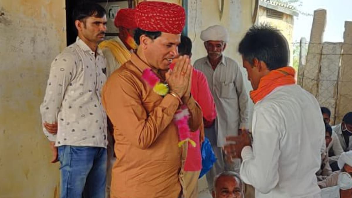 Kailash Choudhary| State: Rajasthan| Constituency: Barmer| Total Asset: Rs 24 Lakh+. Credit: Twitter/@KailashBaytu