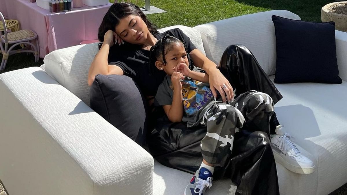 Reality TV star and beauty mogul Kylie Jenner has named her daughter Stormi. Credit: Instagram/kyliejenner