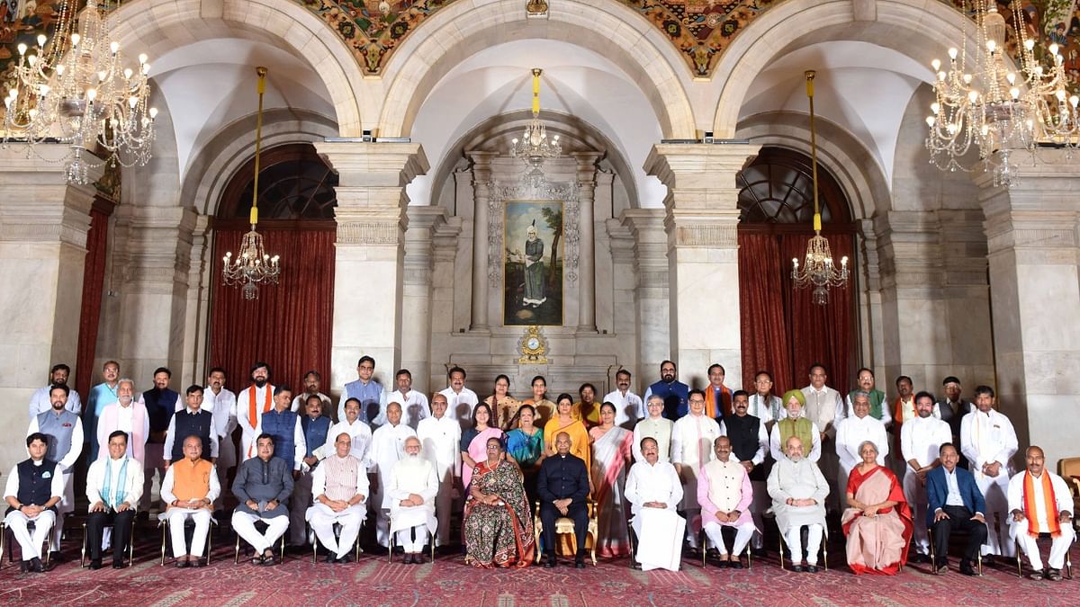 The meet also also saw newly appointed ministers' presence who took oath last week in Rashtrapati Bhavan.
