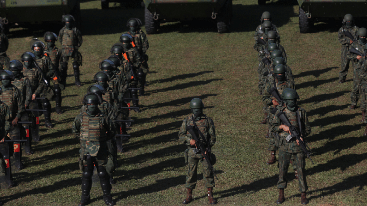 Brazilian navy's military exercise to UN peacekeeping missions in Rio de Janeiro. Credit: Reuters Photo
