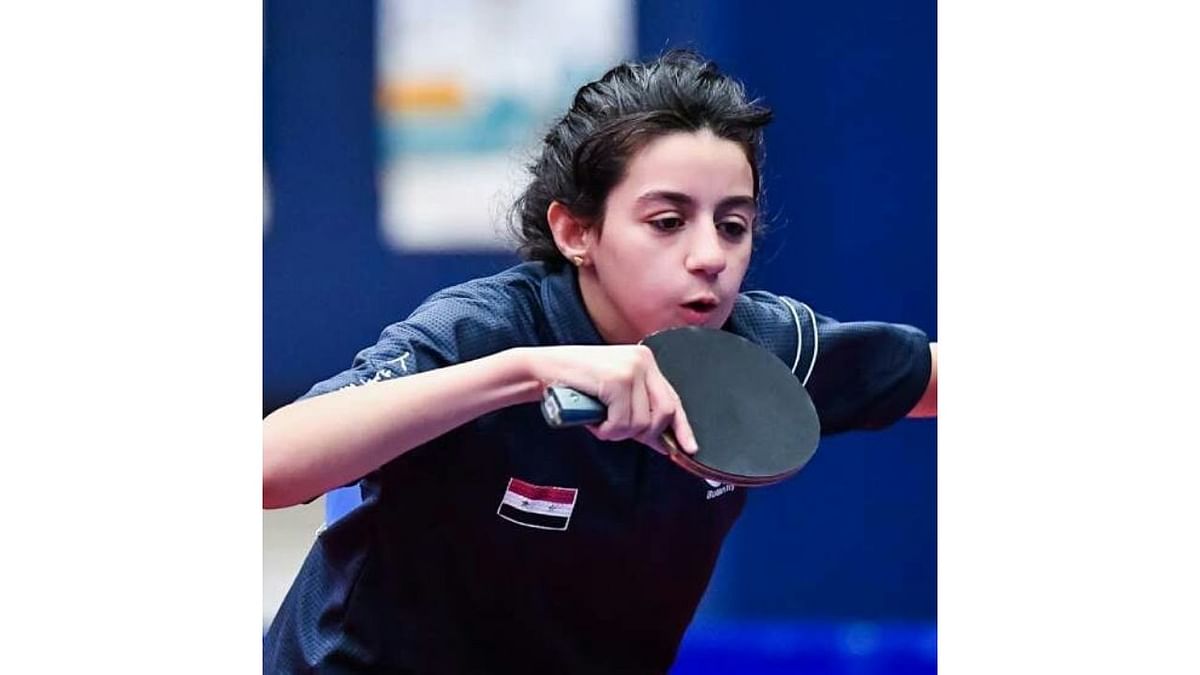 Hend Zaza (Syria): Zaza is set to be the youngest table tennis player to compete in the Olympics this year. Born in Hama, Syria, to an athletic family, the 12-year-old started playing table tennis at five. Credit: Instagram/jm_deportes