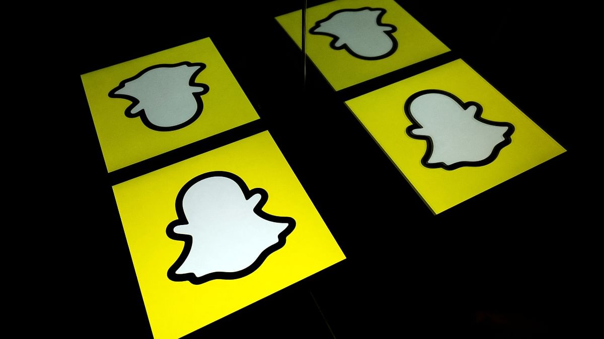 Snapchat - 52.8 crore active users. Credit: AFP Photo
