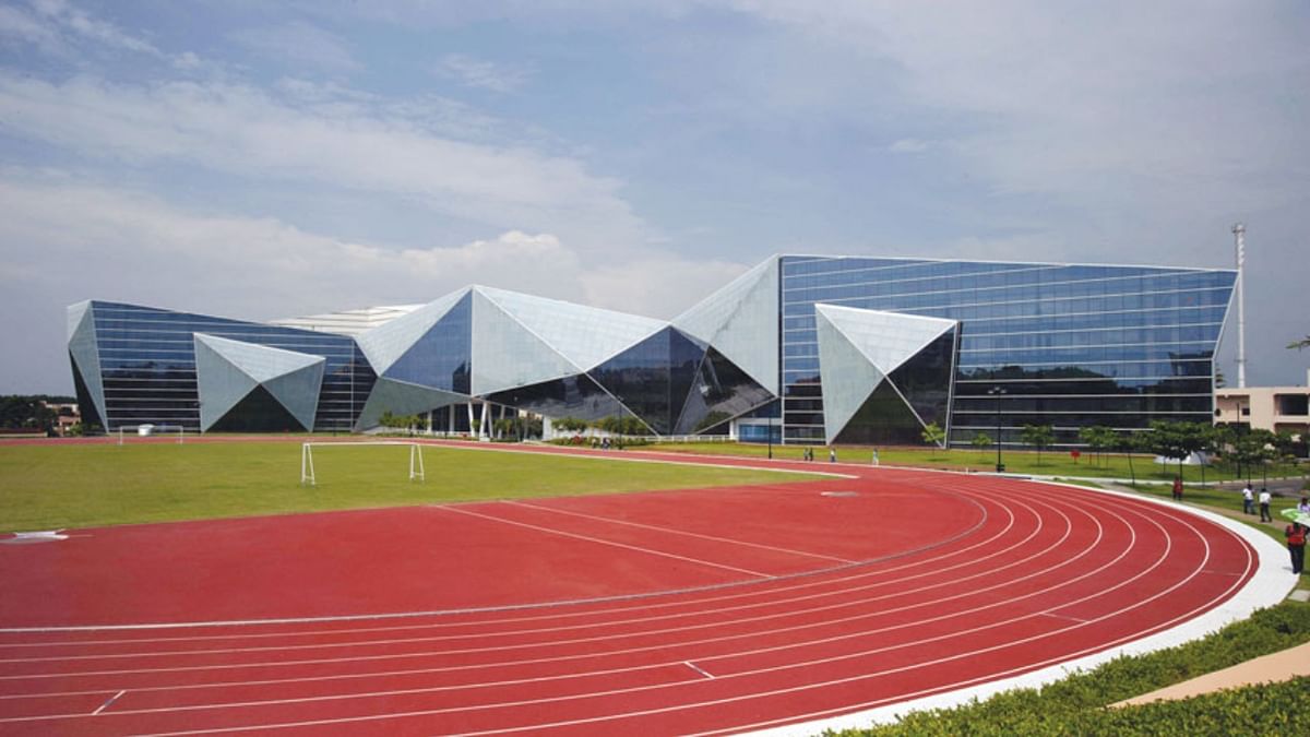 Infosys, Mysore: Another architectural beauty built by the tech giant is inspired by Japanese paper art, Origami. Credit: worldarchitecture.org