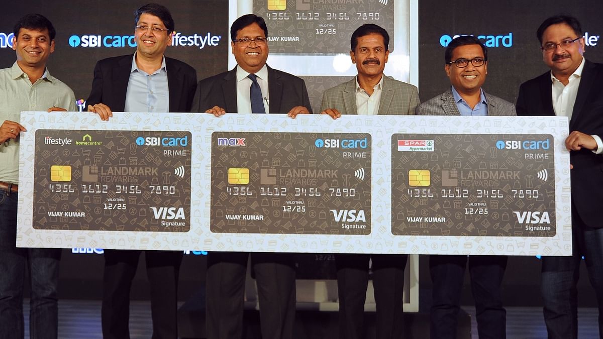 In March 2020, SBI Cards and Payment Services Ltd. rolled out IPO with an issue size of Rs 7,571 crore. Credit: DH Photo