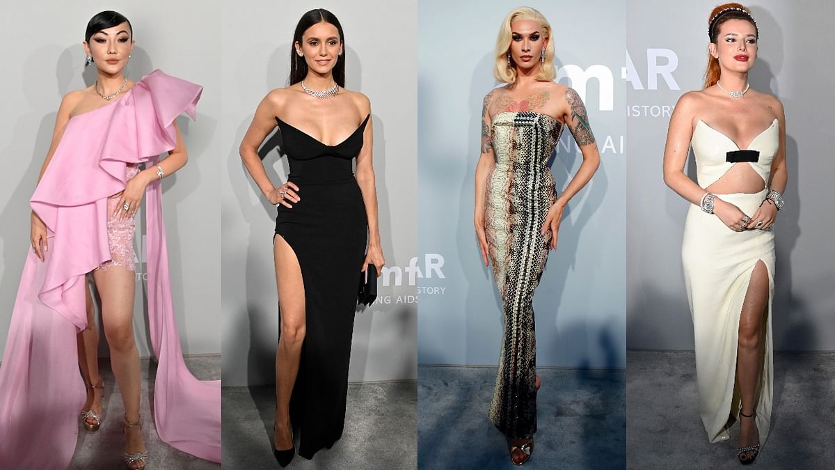 Celebs glam up the amfAR charity gala; Check out pics!