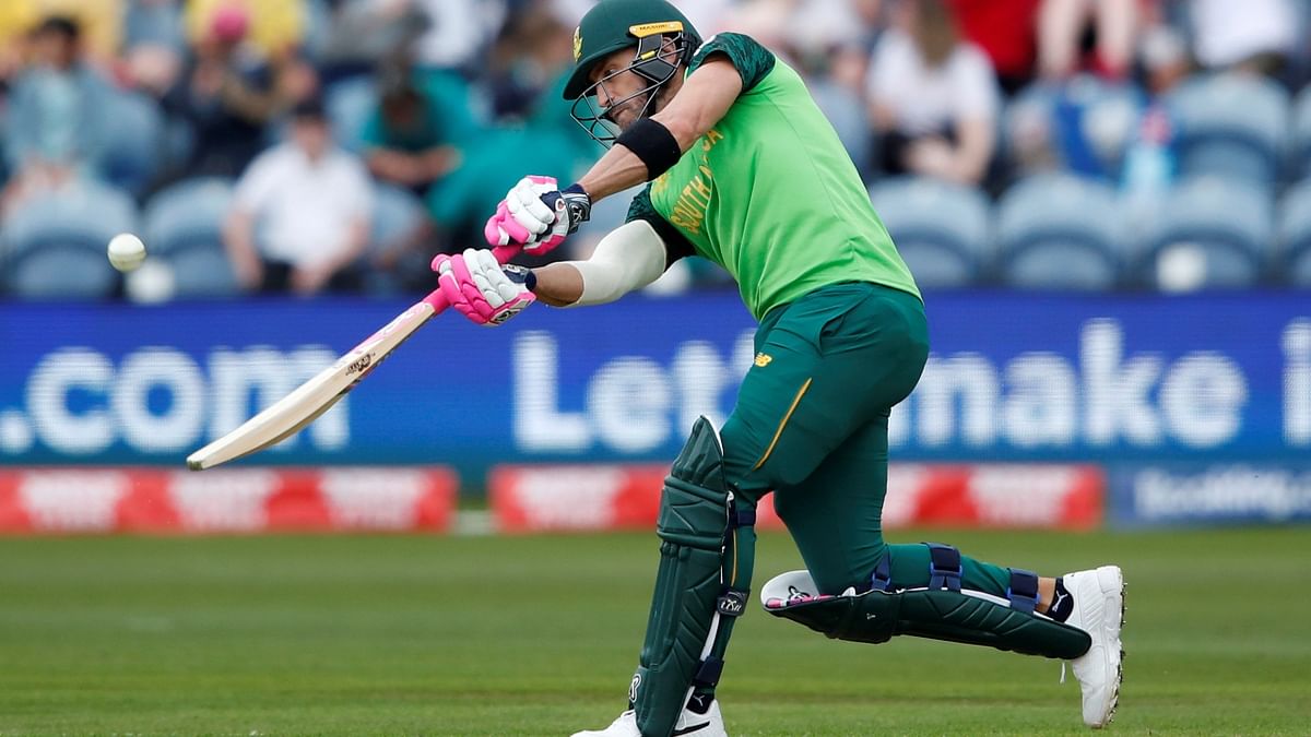 South Africa's Faf du Plessis ranks ninth in the list with 776 points. Credit: Reuters Photo
