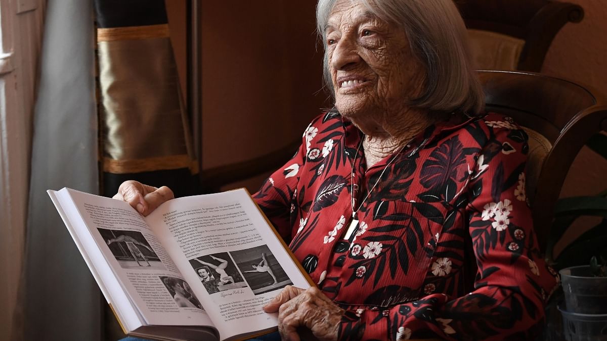 After leaving Hungary for the Olympics in 1956, she visited her native country only once before returning to Budapest in 2015. At the age of 35, while she was becoming the oldest gold medallist in gymnastics history in Melbourne, the Soviet Union invaded Hungary following an unsuccessful anti-Soviet uprising. Credit: AFP Photo