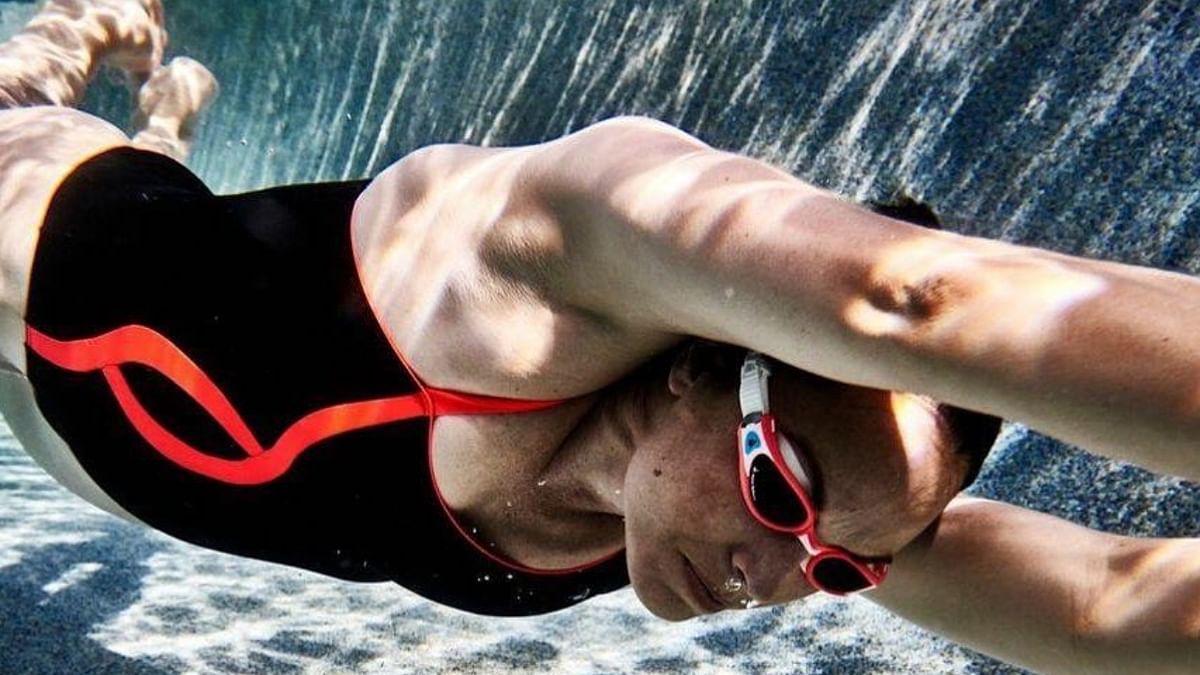 American swimmer Amanda Beard opened-up about her battles with depression in her 2012 memoir ‘In The Water They Can’t See You Cry’. Credit: Instagram/amandaraybeard