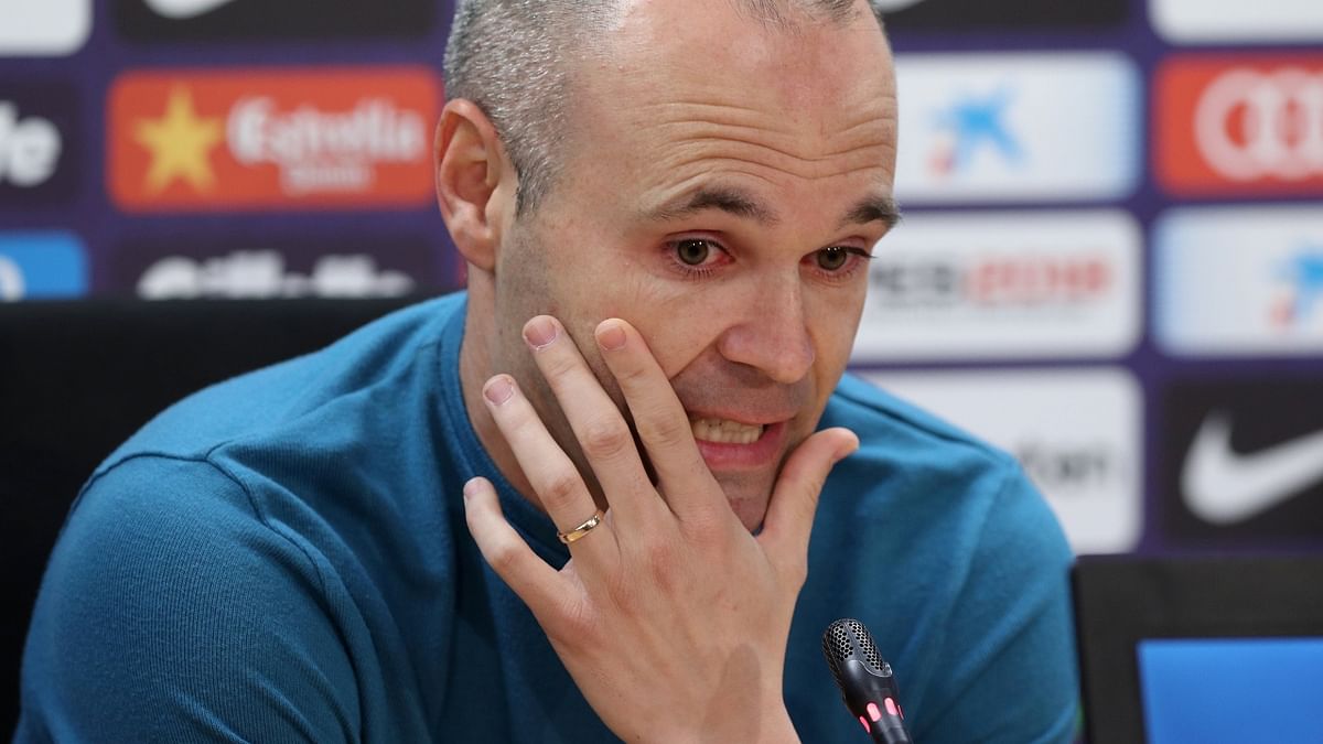 Barcelona's former midfield maestro Andres Iniesta opened up about his struggle with mental health in a TV documentary in 2020. Iniesta, who won two European Championship titles and the 2010 World Cup with Spain, said he was badly affected by the death of his friend Dani Jarque in 2009. Credit: Reuters Photo