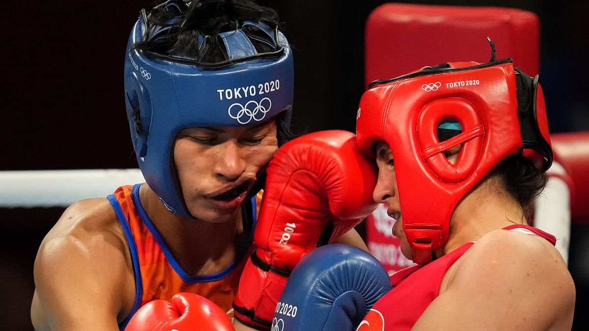 Surmeneli was unrelenting in all three rounds after being unsettled only slightly in the opening few seconds when Borgohain tried to keep her at long range and struck only counter-attacking straight hits. Credit: PTI Photo