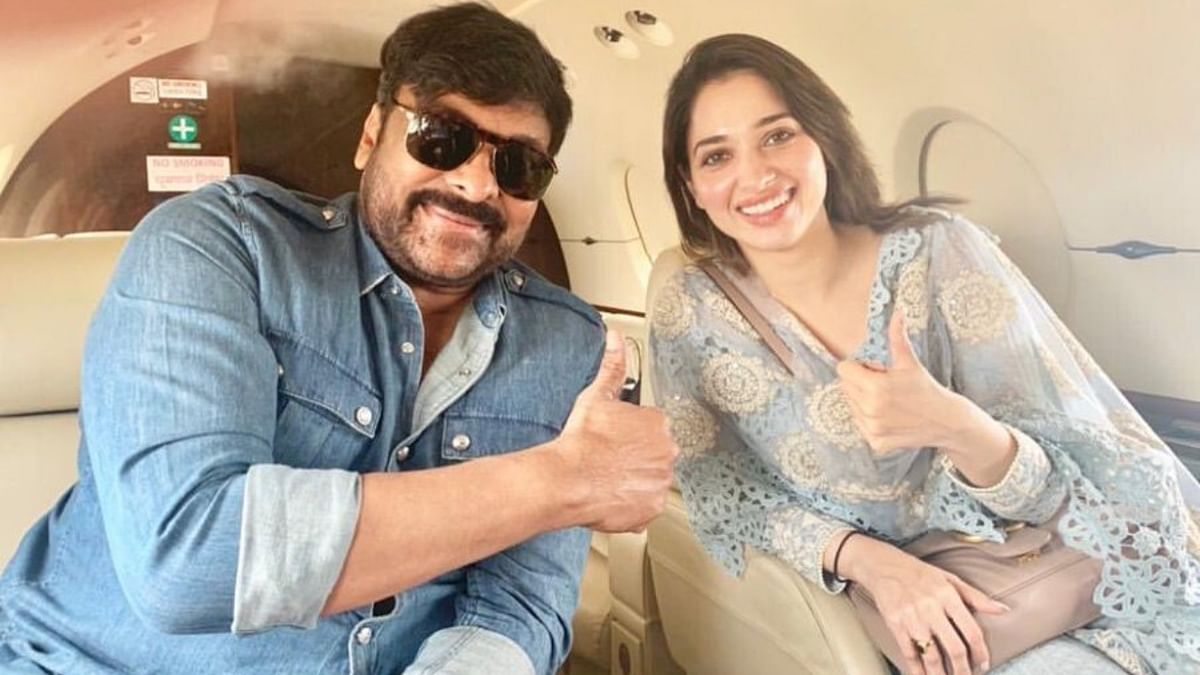 Telugu actor and former politician Chiranjeevi also owns a charter plane which he frequently uses for film promotional trips as well as for family holidays. Credit: Twitter/@baraju_SuperHit