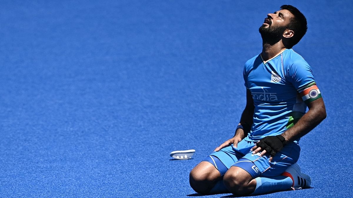 The goal-rich match was not an easy one for the eight-time Olympic champions. Germany took an early lead through a second-minute goal by Timur Oruz, and posed a threat to India in the first quarter. Credit: AFP Photo
