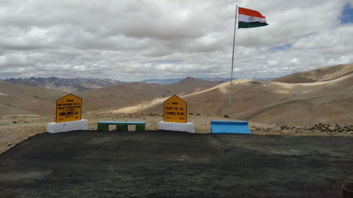 Umlingla Pass, India (5,883 mtrs or 19,300 feet): BRO has built the world’s highest motorable road at Umling La in Eastern Ladakh connecting Chisumle and Demchok villages. The construction was started in 2017 and is built at the height of 19,300 feet. Credit: Twitter/BROindia