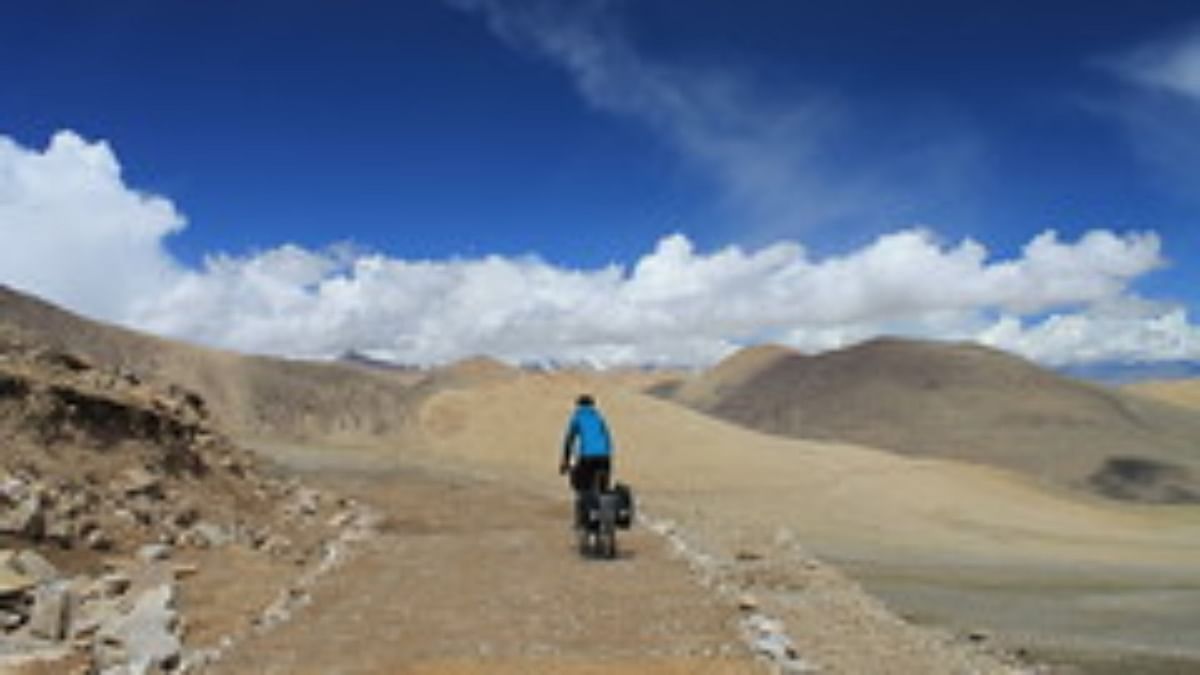Kaksang La, India (5,438 mtrs or 17,841 feet): Kaksang La is a high mountain pass located in Ladakh at as astounding elevation of 17, 841 feet. Credit: Flicker/pikesonbikes
