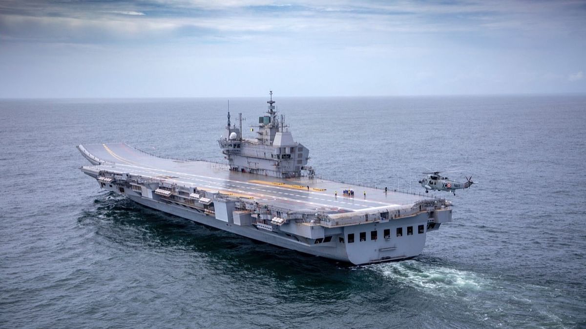The aircraft carrier set off on its maiden sea trials, 50 years after its namesake played a major role in the 1971 war. Credit: Indian Navy