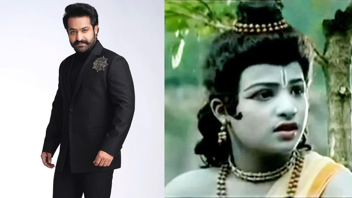Telugu superstar Jr NTR acted as a child artist in his grandfather’s films. He was lauded with ‘National Film Award for Best Children’s Film’ for his performance in the film 'Ramayanam'. Credit: Instagram/jrntr