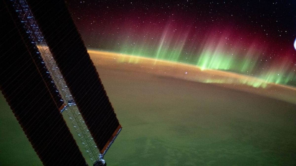 Captioning the post, ISS wrote - “The aurora australis is spectacular in these views from the station above the Indian Ocean in between Asia and Antarctica.” Credit: Instagram/ISS