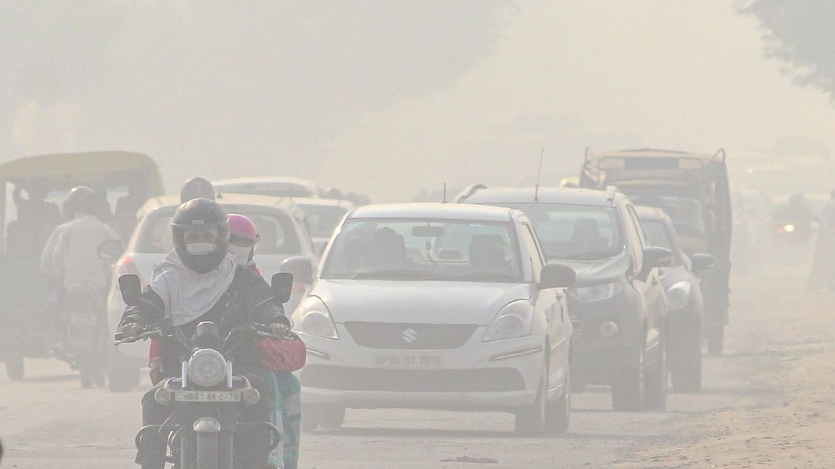 The fifth most polluted country in the world is India. It has an average PM2.5 concentration of 50.08. Credit: PTI Photo