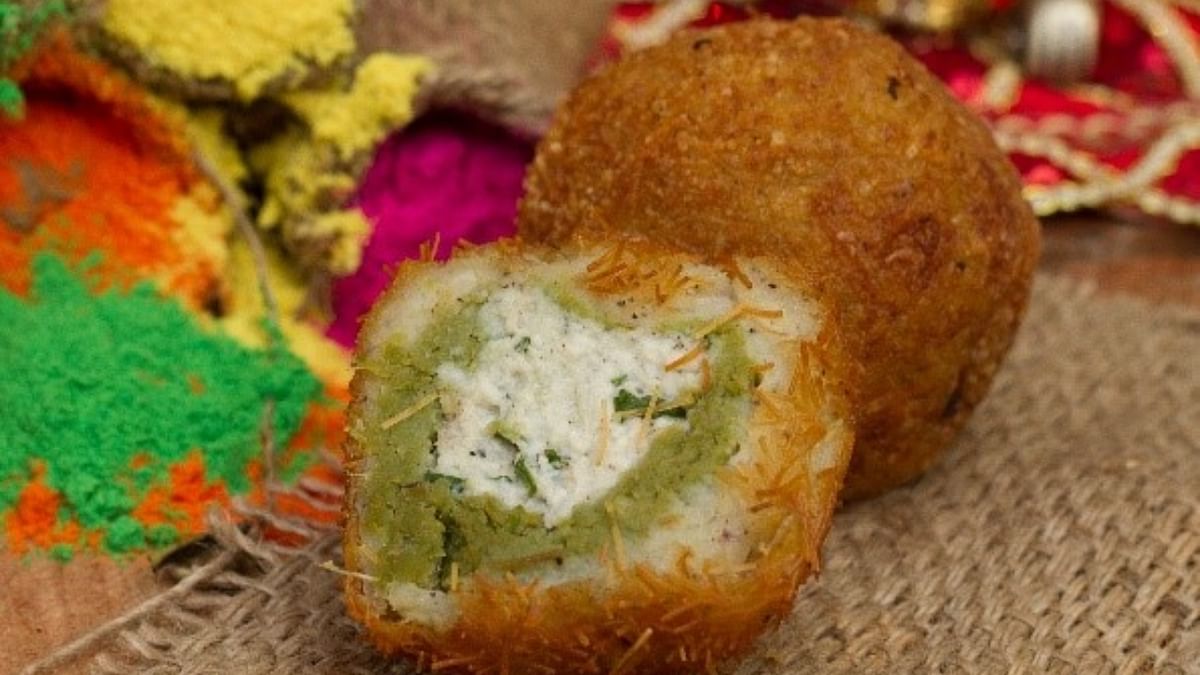 Tricolour Cutlet: A great tea time snack that tastes best with mint chutney. Credit: Special Arrangement