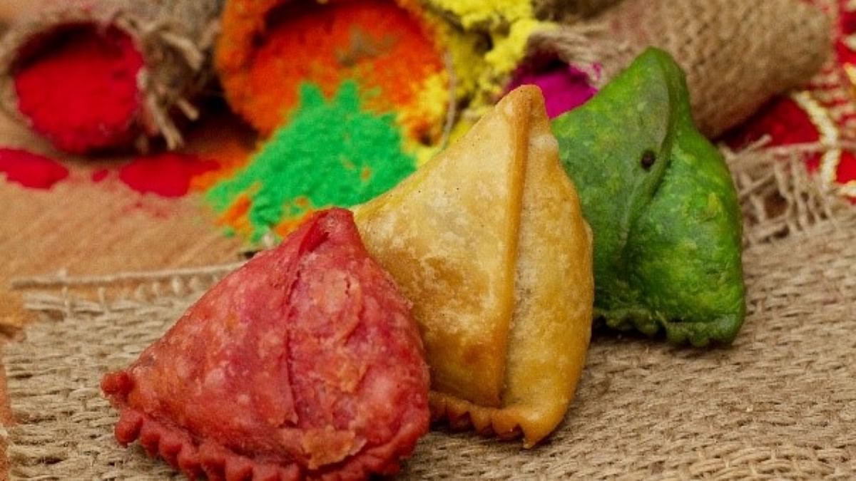 Tri colour samosa: A perfect snack for kids and adults alike. Credit: Special Arrangement