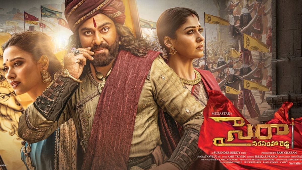 Sye Raa Narasimha Reddy (2019): The pan-India movie dealt with the life of a ‘forgotten hero’ while highlighting the dark side of the British rule. Credit: Konidela Production Company