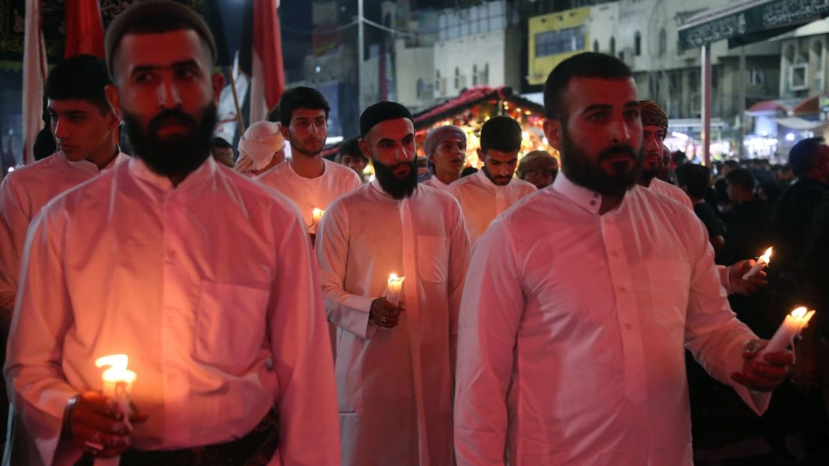 The Shiite commemoration of Ashura includes a ten-day mourning period starting on the first day of Muharram, to mark the seventh-century slaying of Prophet Mohammed's grandson Imam Hussein in Karbala. Credit: AFP Photo