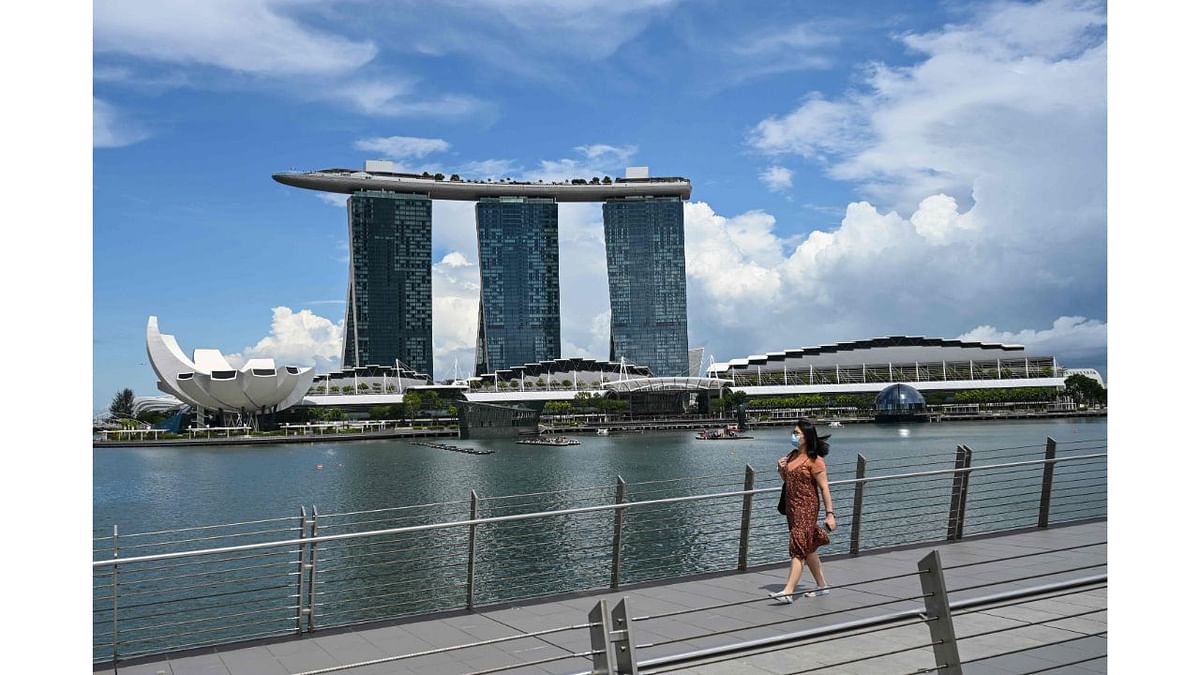 Singapore - National Debt: $350 billion ($254 billion USD). Credit: AFP Photo