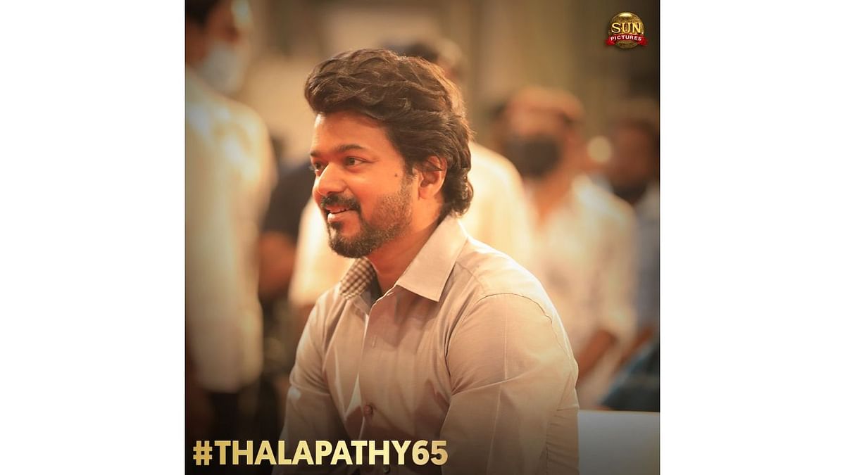 Actor Vijay’s upcoming film which was tentatively titled ‘thalapathy65’ was fifth most tweeted hashtag in India. Credit: Twitter/@sunpictures