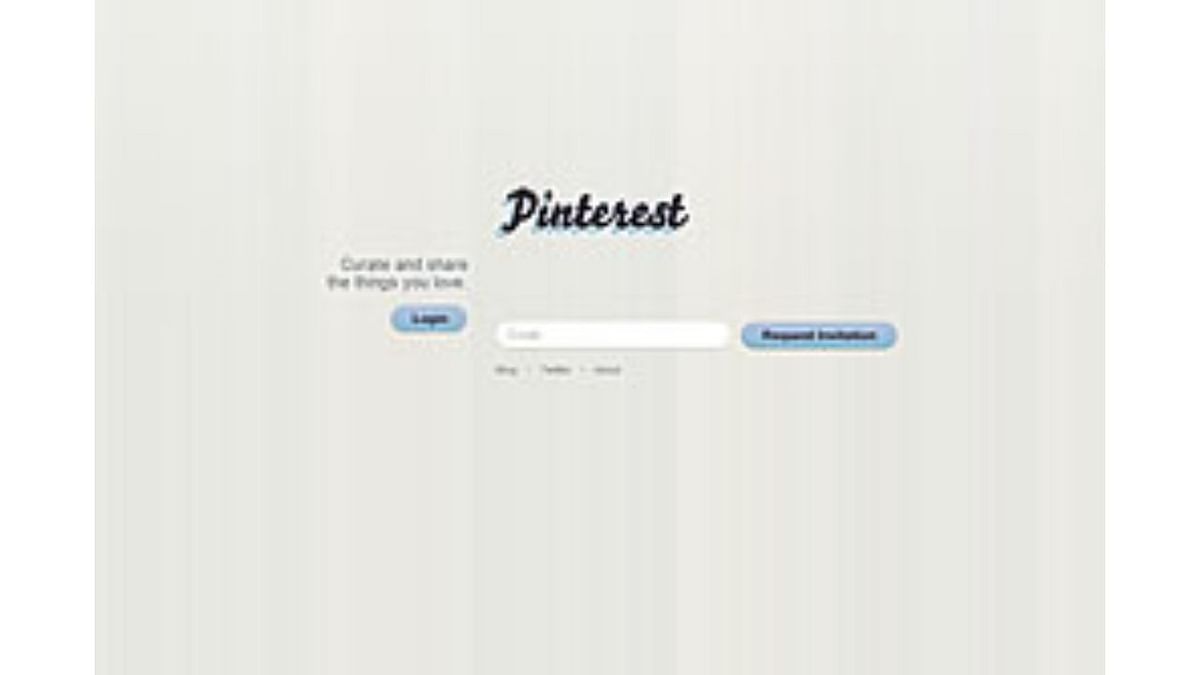 Check out the first version of American image sharing platform Pinterest (2010). Credit: www.internetlivestats.com