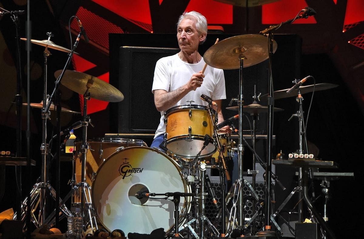 Charlie Watts, drummer with legendary British rock'n'roll band the Rolling Stones, died at age 80. Credit: AFP Photo