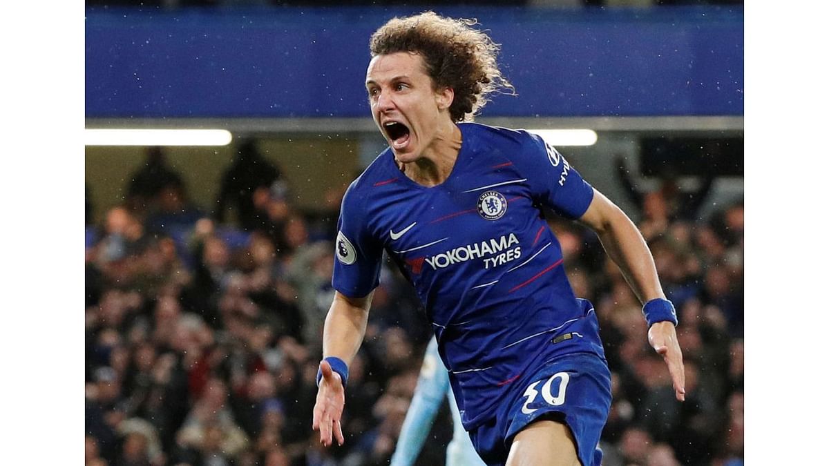 David Luiz - The Brazilian defender, Luiz who won the Champions League, FA Cup and Europa League in his first spell at Chelsea, returned to Chelsea in August 2016. Credit: Reuters Photo