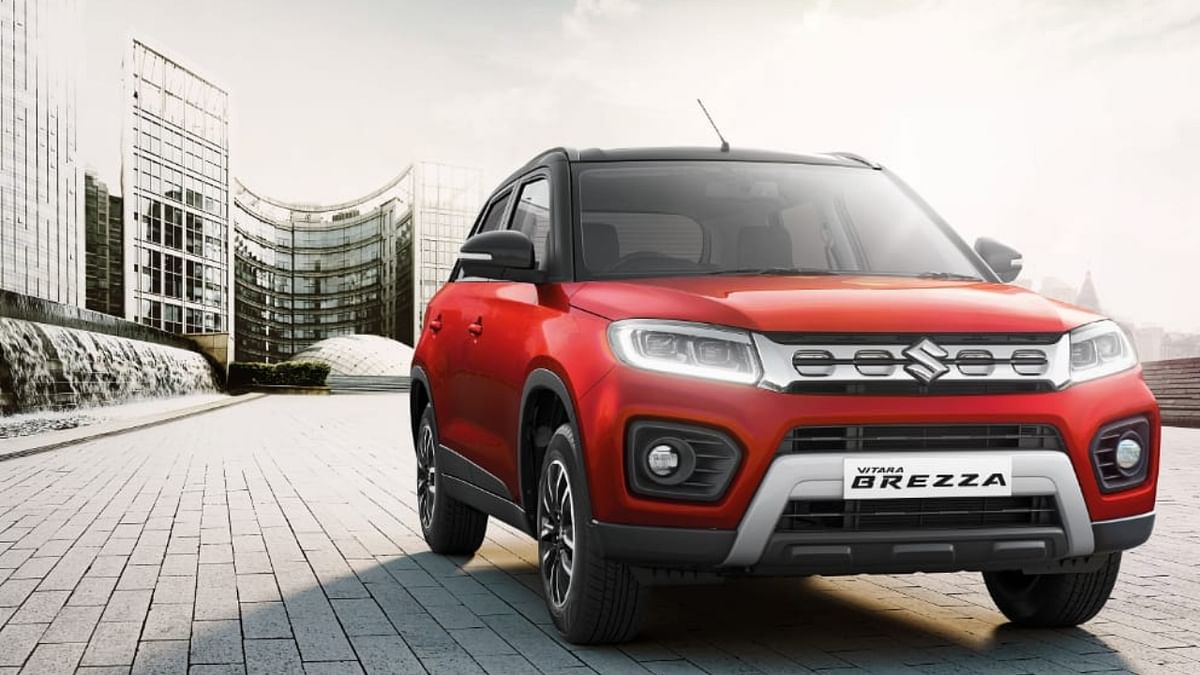 Maruti Suzuki Vitara Brezza: Maruti’s compact SUV, Vitara Brezza, continues to post strong numbers. In July 2021, it has clocked total sales of 39,377 units. Credit: DH Photo