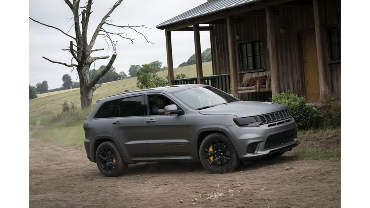 Jeep Grand Cherokee Trackhawk - Hellcat-powered vehicle has its own fanbase. Credit: Universal Pictures
