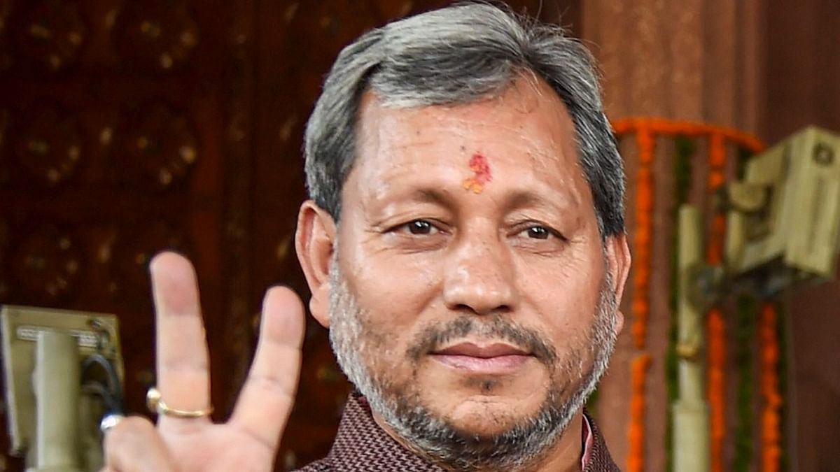 Less than four months later, Tirath Singh Rawat, who had replaced Trivendra Singh Rawat as the CM, also resigned. He was unable to conduct by-polls to retain his seat owing to Covid-19. He was in power for just 114 days. Credit: PTI File Photo
