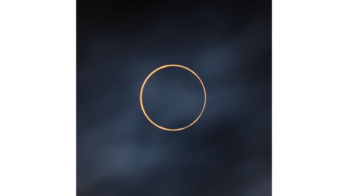 Winner and Overall Winner: The Golden Ring. Credit: Royal Observatory Greenwich’s Astronomy Photographer of the Year 13 (2021) competition/exhibition - Shuchang Dong (China)