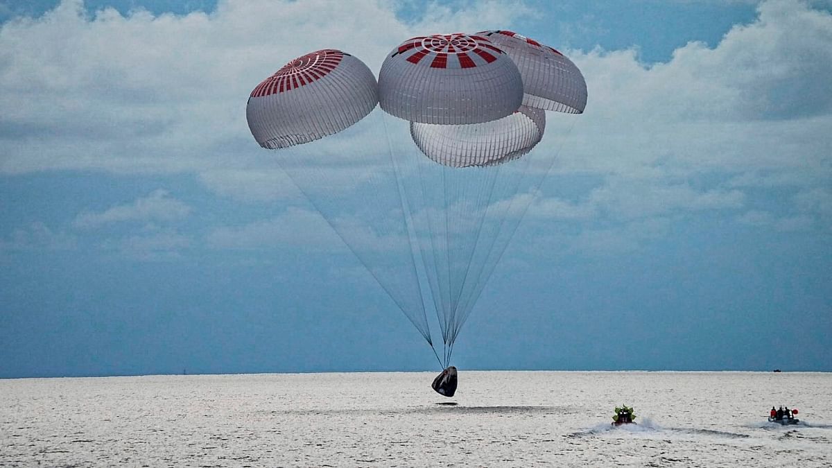 In Pics: SpaceX capsule's first all-civilian orbital crew return