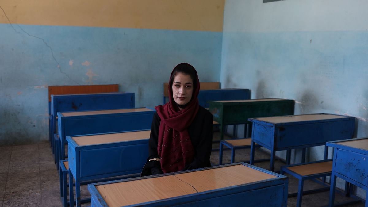 Most schools in the capital Kabul have stayed shut since the Taliban captured the city just over a month ago. Credit: WANA (West Asia News Agency) via Reuters Photo