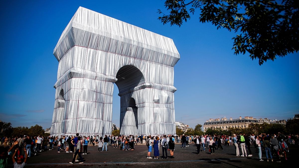 The artists were known for elaborate, temporary creations that involved blanketing familiar public places with fabric, including Berlin's Reichstag and Paris' Pont Neuf bridge, and creating giant site-specific installations, such as a series of 7,503 gates in New York City's Central Park and the 24.5-mile