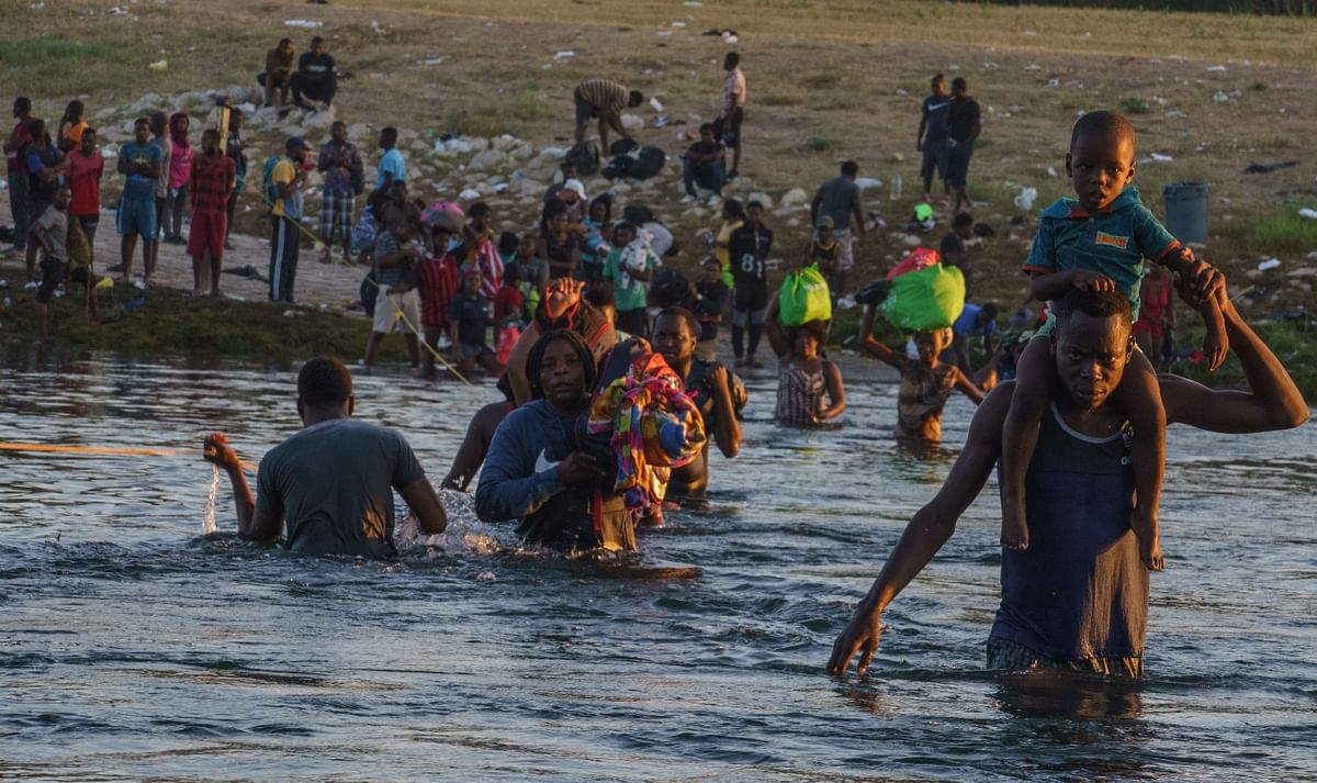 A recent devastating earthquake in Haiti and the assassination of President Jovenel Moise made Haitians migrate in large numbers. Credit: AFP Photo