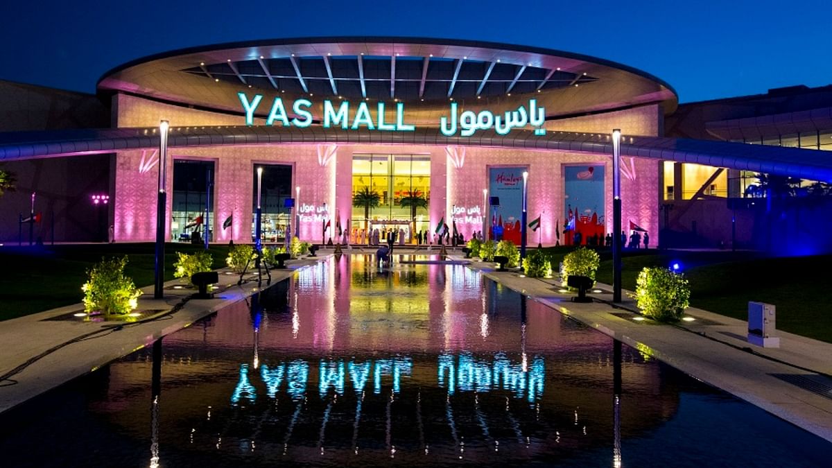 Yas Mall: Yas Mall is Abu Dhabi's biggest and the UAE's second-largest shopping centre. The light-drenched three-level mall offers an impressive array of stores, including international retailers and eateries, and a 20-screen cinema operated by VOX Cinemas. Credit: Instagram/yasisland