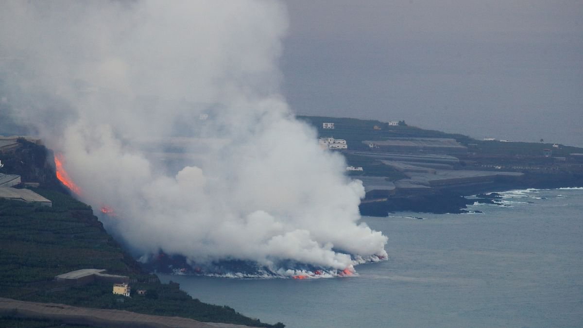 No deaths or serious injuries have been reported from the island's first eruption in 50 years, thanks to the prompt evacuations of over 6,000 people in the first hours after the earth cracked open following weeks of tremors. Credit: Reuters Photo